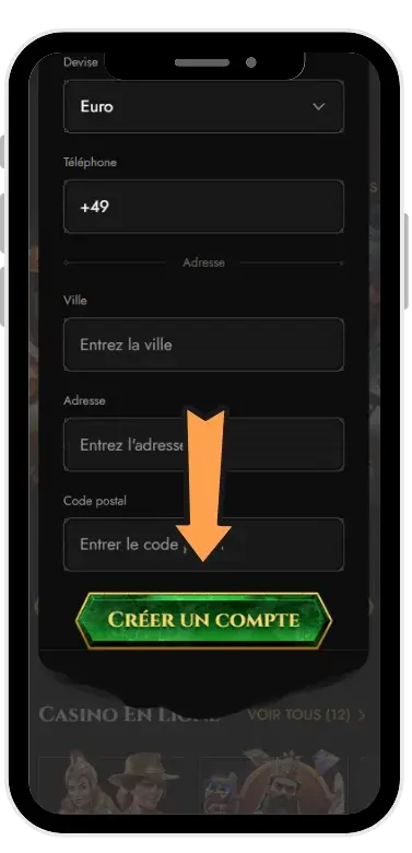 Confirmer inscription